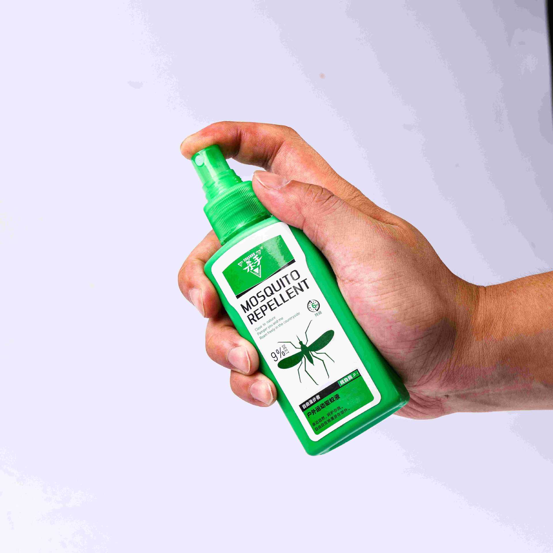 Mosquito repellent liquid DEET 9% mosquito repellent spray 100ml mosquito repellent water outdoor field night fishing insect repellent mosquito bites