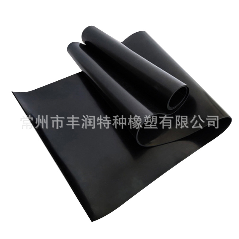 Acid and alkali resistant rubber sheet rubber pad black acid and alkali resistant rubber industrial sheet rubber leather laboratory acid and alkali resistant rubber