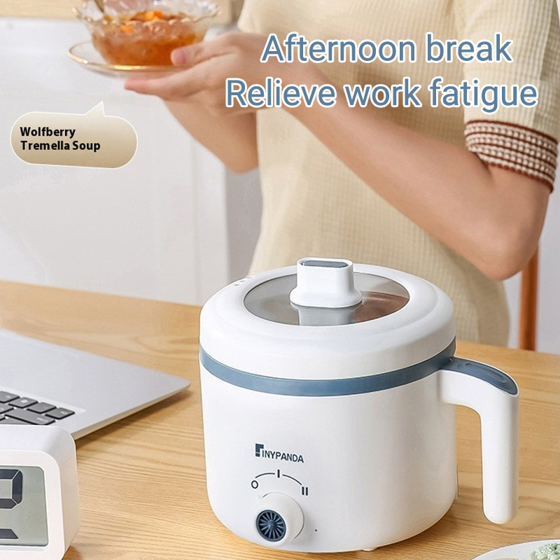 Cross-Border European, British and American Multi-Functional Non-Stick Electric Hot Pot, Mini Electric Wok, Wax Melting Pot, Electric Cooking Pot