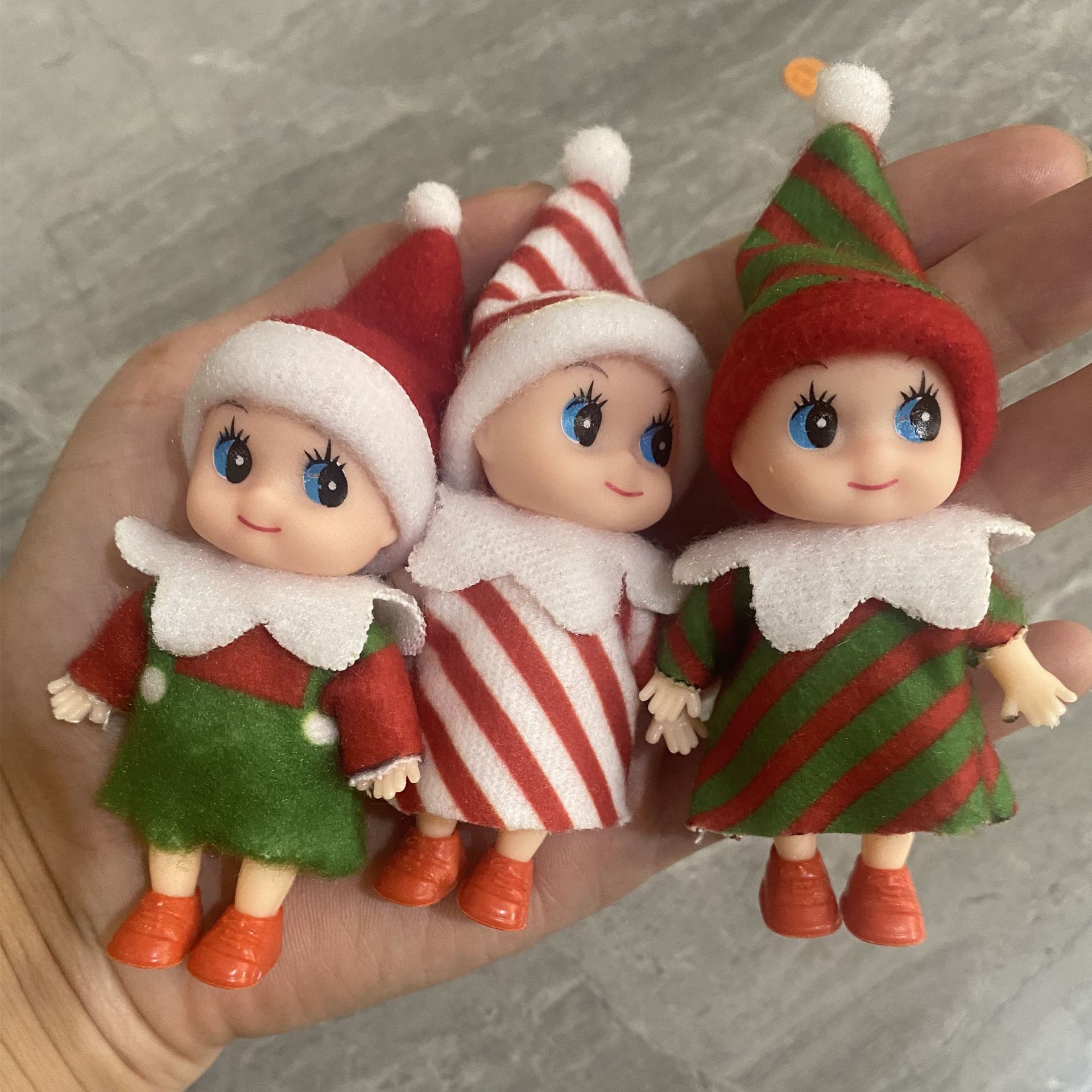 Christmas Elf Doll Baby Elf Doll Christmas Doll Ornaments