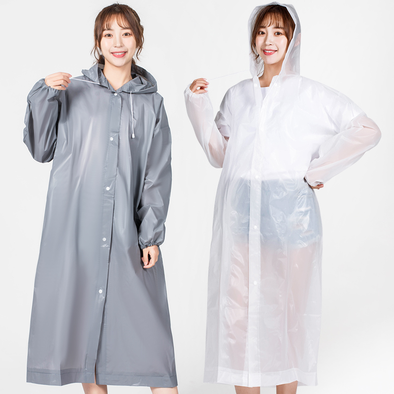 Eva Raincoat Thickeneded Portable Raincoat Long Full Body Rainproof