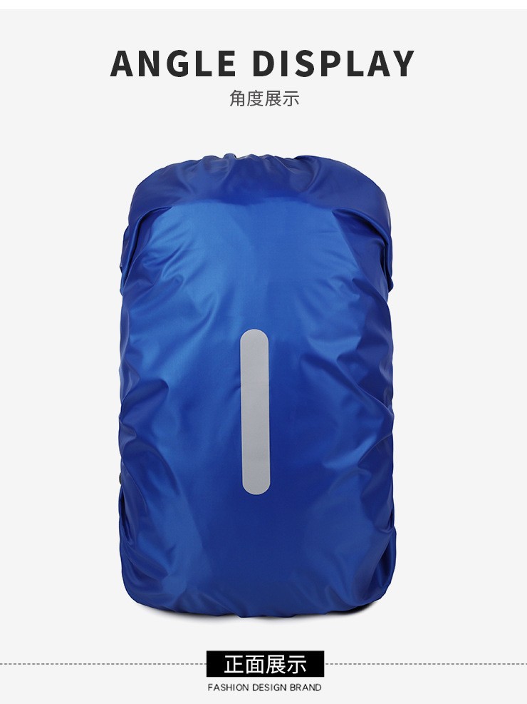 Wholesale Backpack Reflective Rain Cover Outdoor Mountaineering Backpack Waterproof Cover Student Trolley Bag Dust Cover Backpack Cover