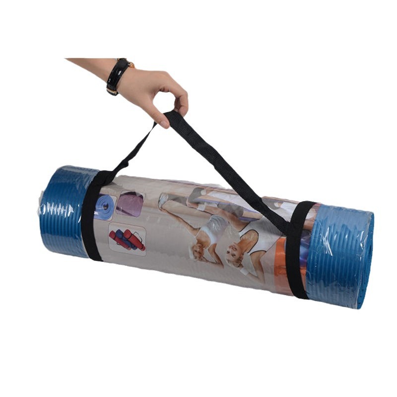 Yoga Mat 8-10MM elastic band binding strap portable shoulder strap yoga column storage convenient and simple