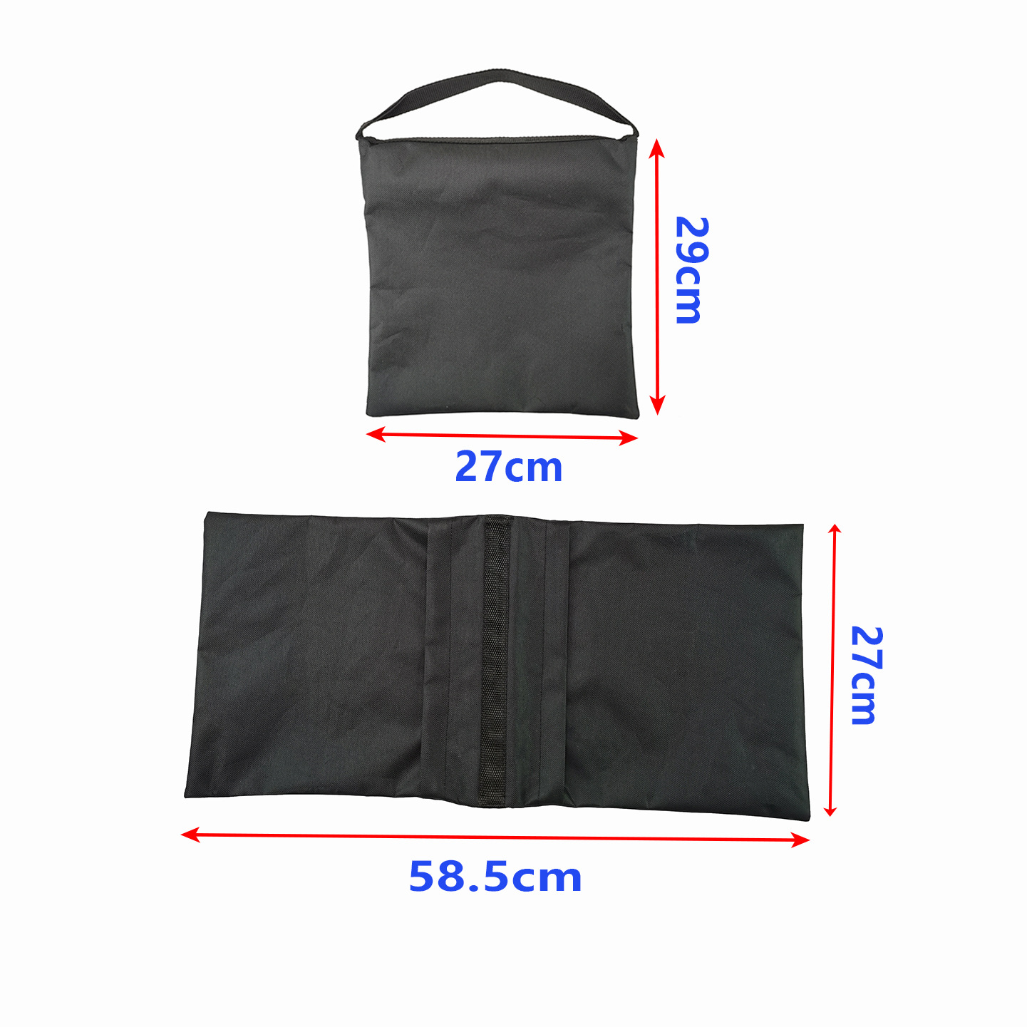 Oxford Cloth Sandbag Outdoor Photographic Equipment Canopy Fixed Black Sandbag Tent Load-Bearing Bag Cantilever Hanging Bag
