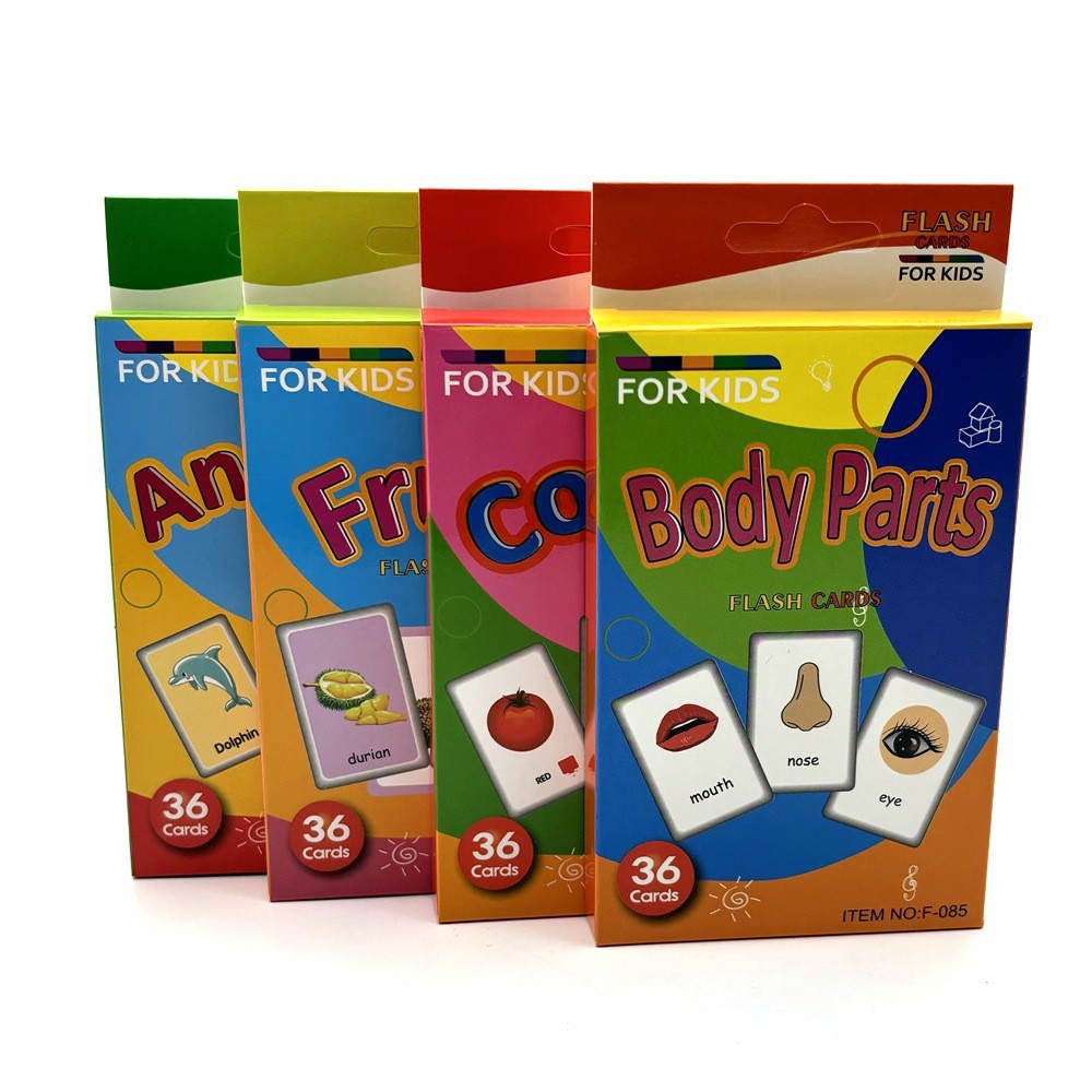 Карточки для раннего обучения английскому языку для младенцев и детей