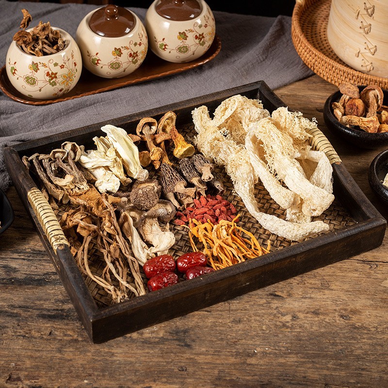 Yunnan Seven-Colored Mushroom Soup Pack, a Popular Item on Douyin, Morel Mushroom Soup Pack, Hot Pot Base, Deer Antler Mushroom, Mountain Delicacy Mushroom Soup