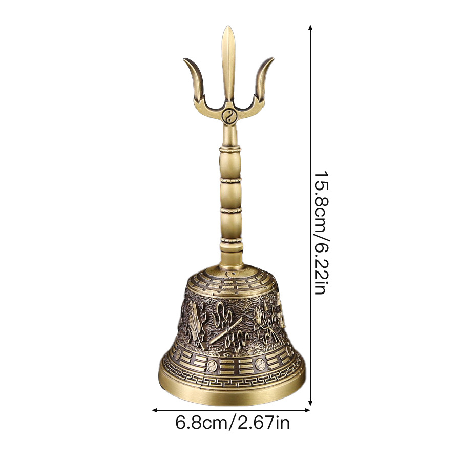 Fanmei Auspicious Fine Copper Manufacturing King Kong Bell Pestle French Bell Ornaments Nepal Crafts Five-strand Fart Copper Bell