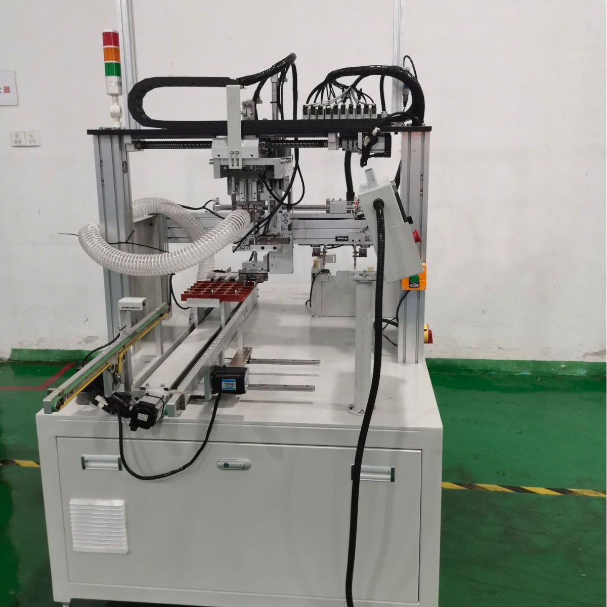 DOB board automatic double wiring machine, PCB board terminal automatic wiring machine LED bulb assembly equipment