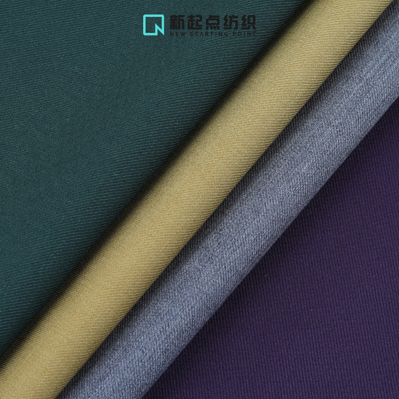 Men's and Women's Autumn and Winter Suits Professional Uniform Fabrics 420g Men's Tr Serge Suit Fabrics School Uniforms Tr Fabrics