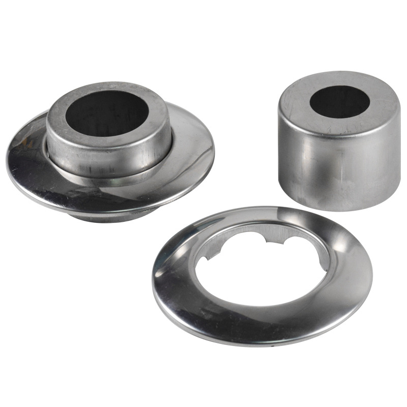 Stainless steel heightened spray head decorative cover adjustable large height double layer decorative cover dry nozzle decorative ring