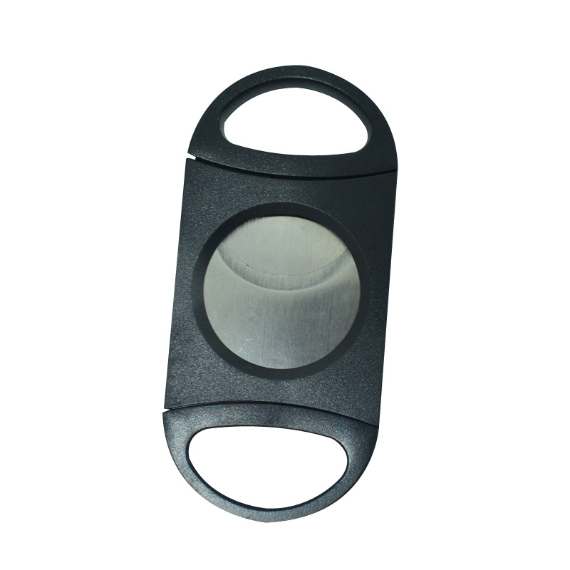 Factory direct selling large aperture cigar scissors cigar smoking set manual cigarette breaker portable plastic cigar scissors