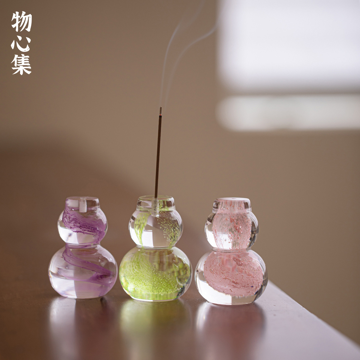 Стильный набор флуоресцентных крышек из кристального стекла для чайного стола