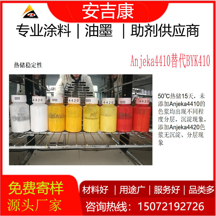 Car Accessories Glue Replaces Byk410 with Viscosifier Anjeka4410 for Ink and Paint Additives