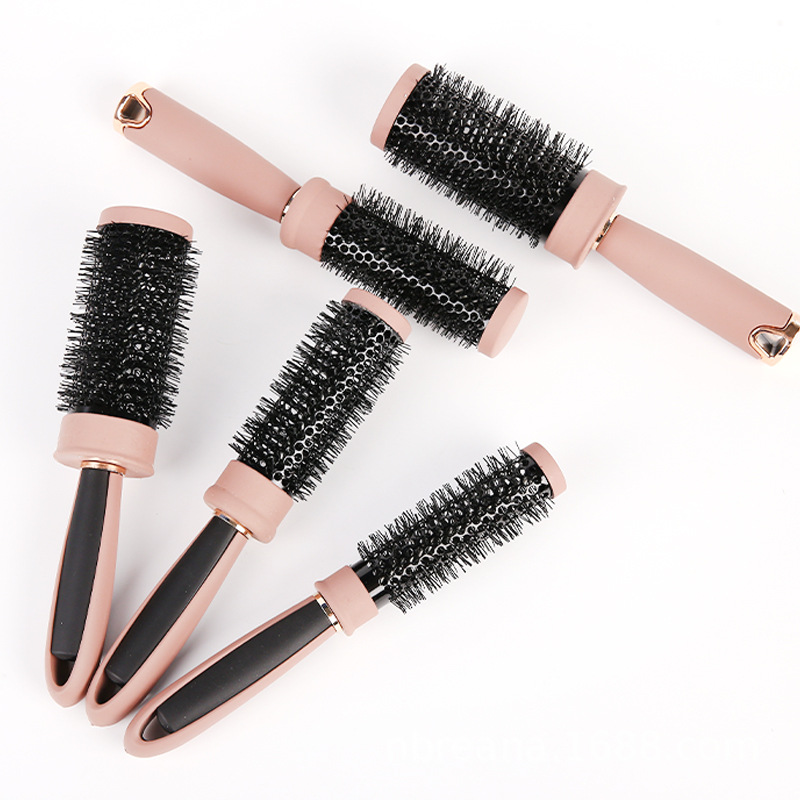 Aluminum Tube Hairdressing Comb, Foreign Curly Hair Comb, High Temperature Styling Comb, Air Cushion Comb Set, Multi-Size Roller Comb Customization