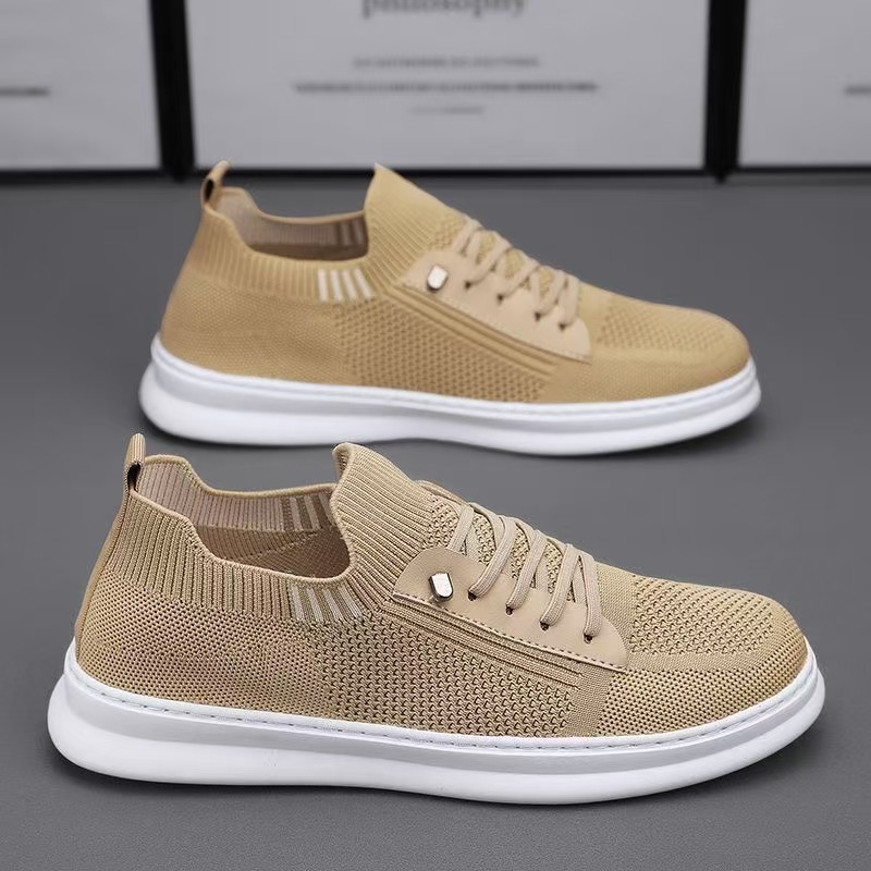 Men's Shoes Summer Mesh Breathable Thin Mesh Shoes Men's Slip-On Casual Sports Shoes Trendy Shoes Men's Shoes