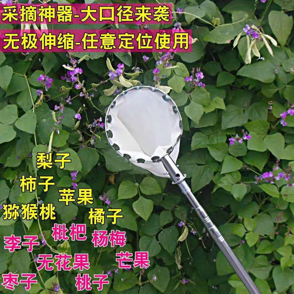 Артефакт для сбора фруктов, телескопическая палка для сбора фруктов на высоте, палка для сетей, хурма, лонган, груша, слива, манго