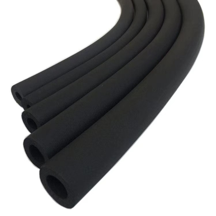 Manufacturers supply pipe rubber insulation pipe b1 grade foil sound insulation flame retardant air conditioning rubber pipe sponge foam pipe
