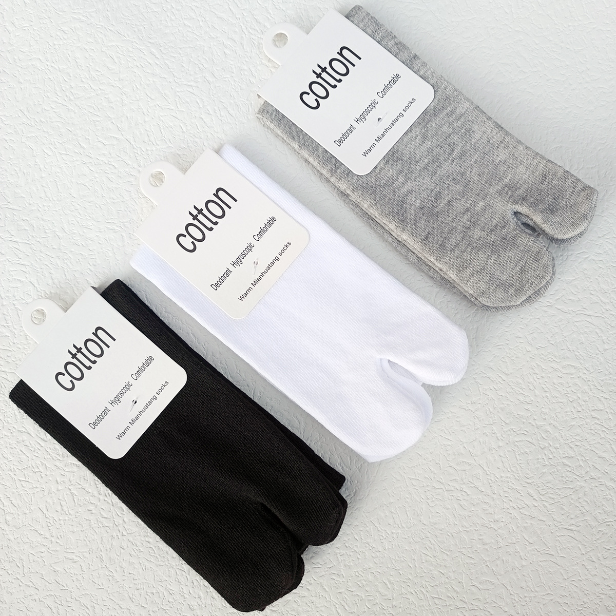 Носки с двумя пальцами для мужчин и женщин, японские носки для деревянных сабо, ортопедические носки, оптовая продажа