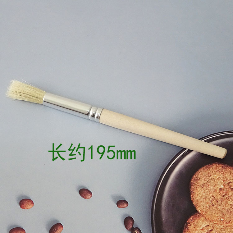 Hand Grinder Brush Coffee Powder Cleaning Brush Electric Grinder Cleaning Brush Manual Bristle Round Head Wooden Handle Brush