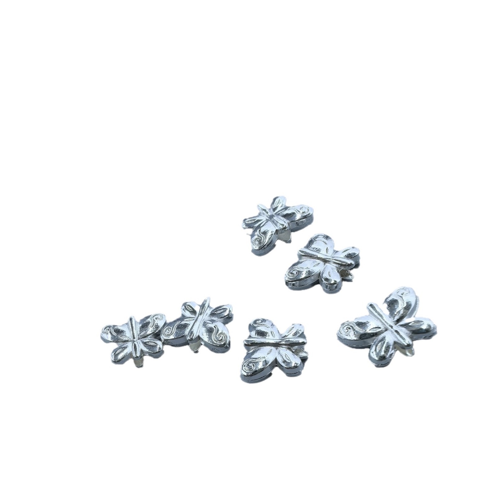 Vintage alloy mini butterfly loose beads DIY national beaded handmade jewelry making materials