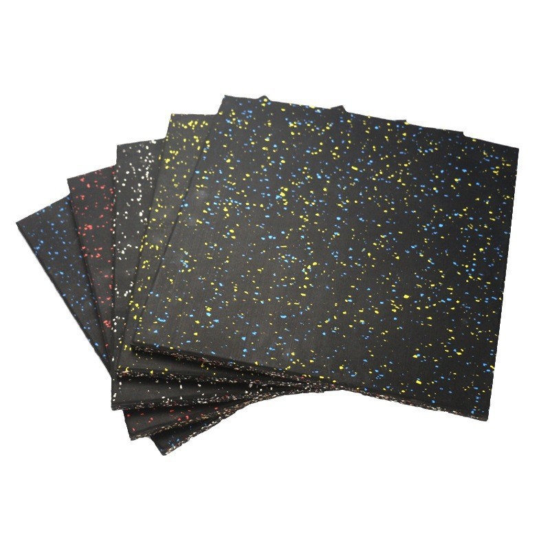 Gym Rubber Floor Strength Area Weightlifting Area Sheet Dance Floor Mat Wear-Resistant and Shock-Absorbing
