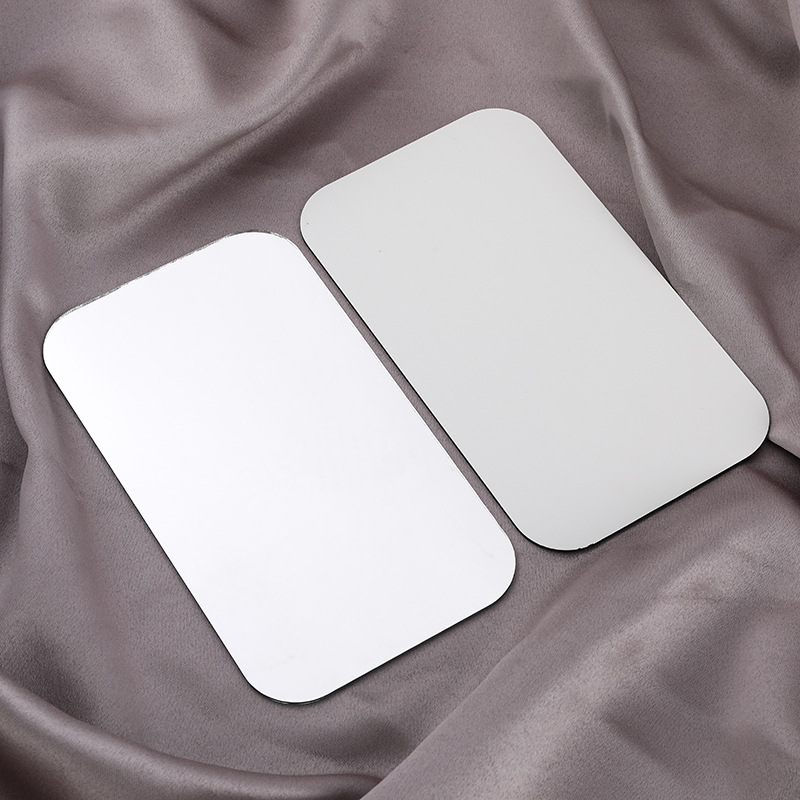 Square glass glass lens wholesale bathroom makeup mirror glass lens processing diy mirror makeup mirror