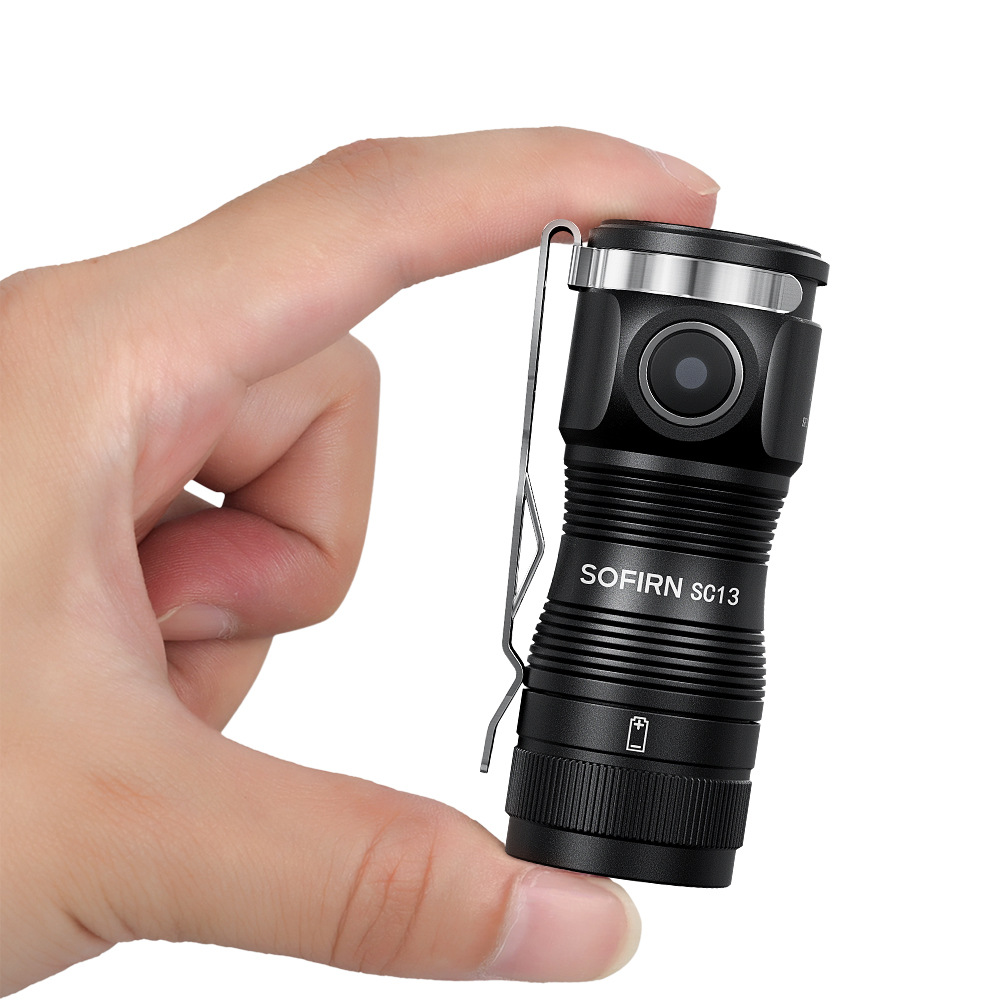 sofirn SC13 Flashlight Strong Light Mini Portable Outdoor Cycling Hat Clip Headlight Magnetic Emergency