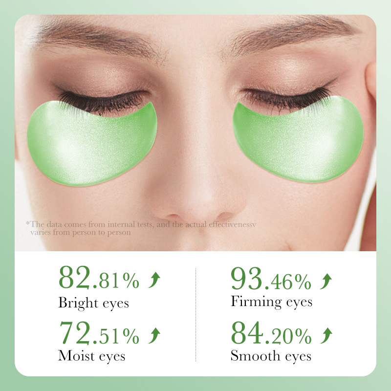 Sadoer Aloe Vera Collagen Soothing Eye Mask Hydrating and Moisturizing Dry Eye Eye Mask Foreign Trade Wholesale