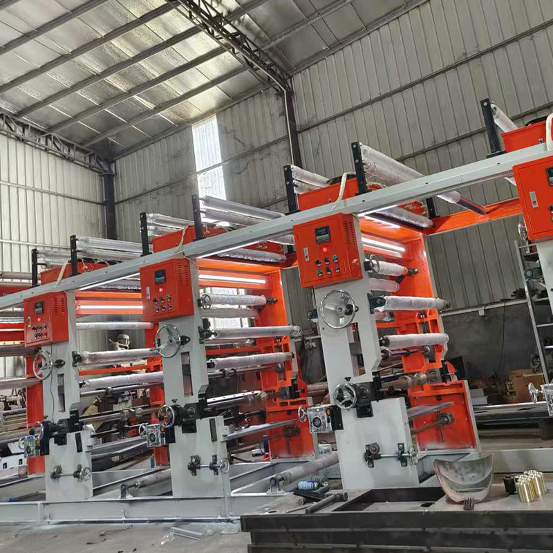 1300 type 4 color high speed copperplate printing machine with shaft plastic film paper printing machine pe plastic bag printing machine