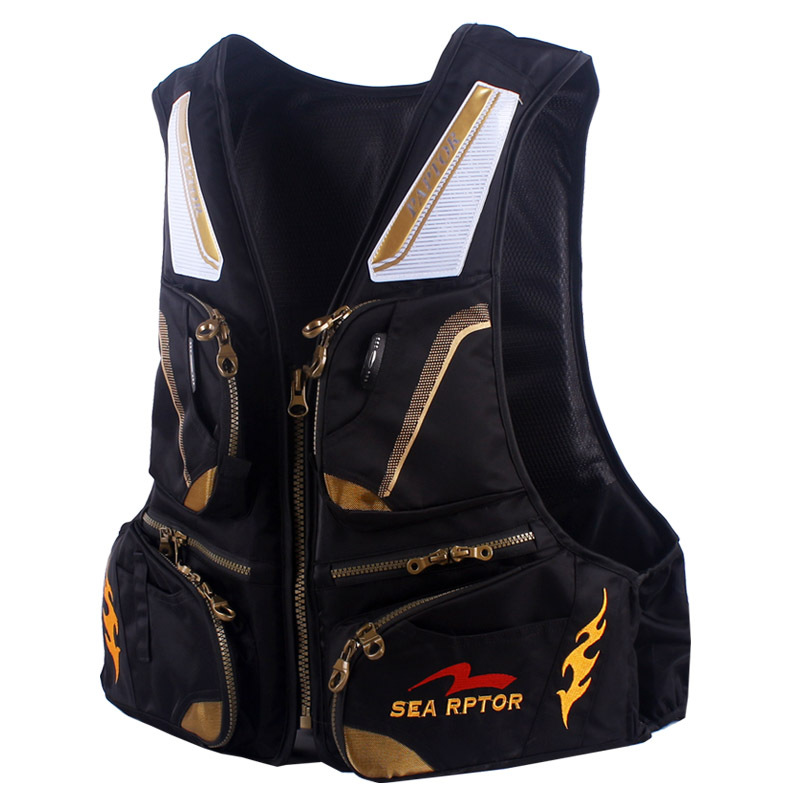 In stock Raptor sea fishing life jacket rock fishing suit fishing vest boat fishing large buoyancy multifunctional adult rescue vest