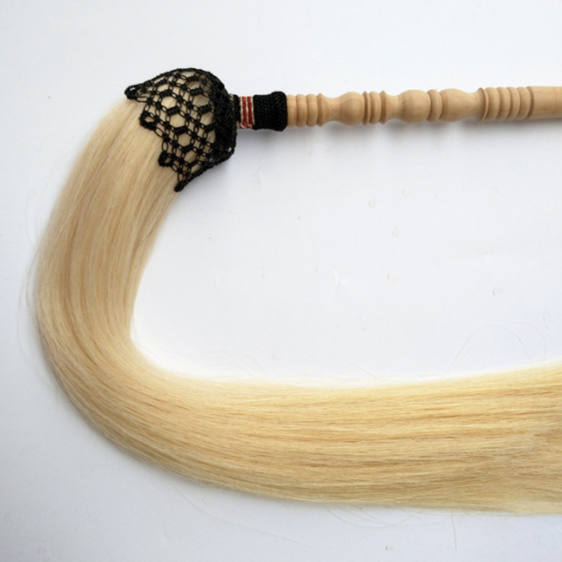 Tai Chi Buddhist Dust Imitation Ponytail Peach Wood Dust Wudang Martial Arts Practice Dust Yak Hair Fiber Silk Taoist Dust