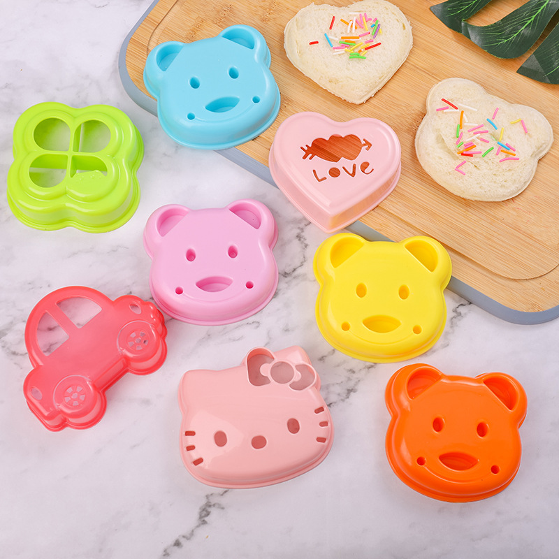 Cross border DIY bread cut cute sandwich mold toast cut sandwich maker bear bread mold