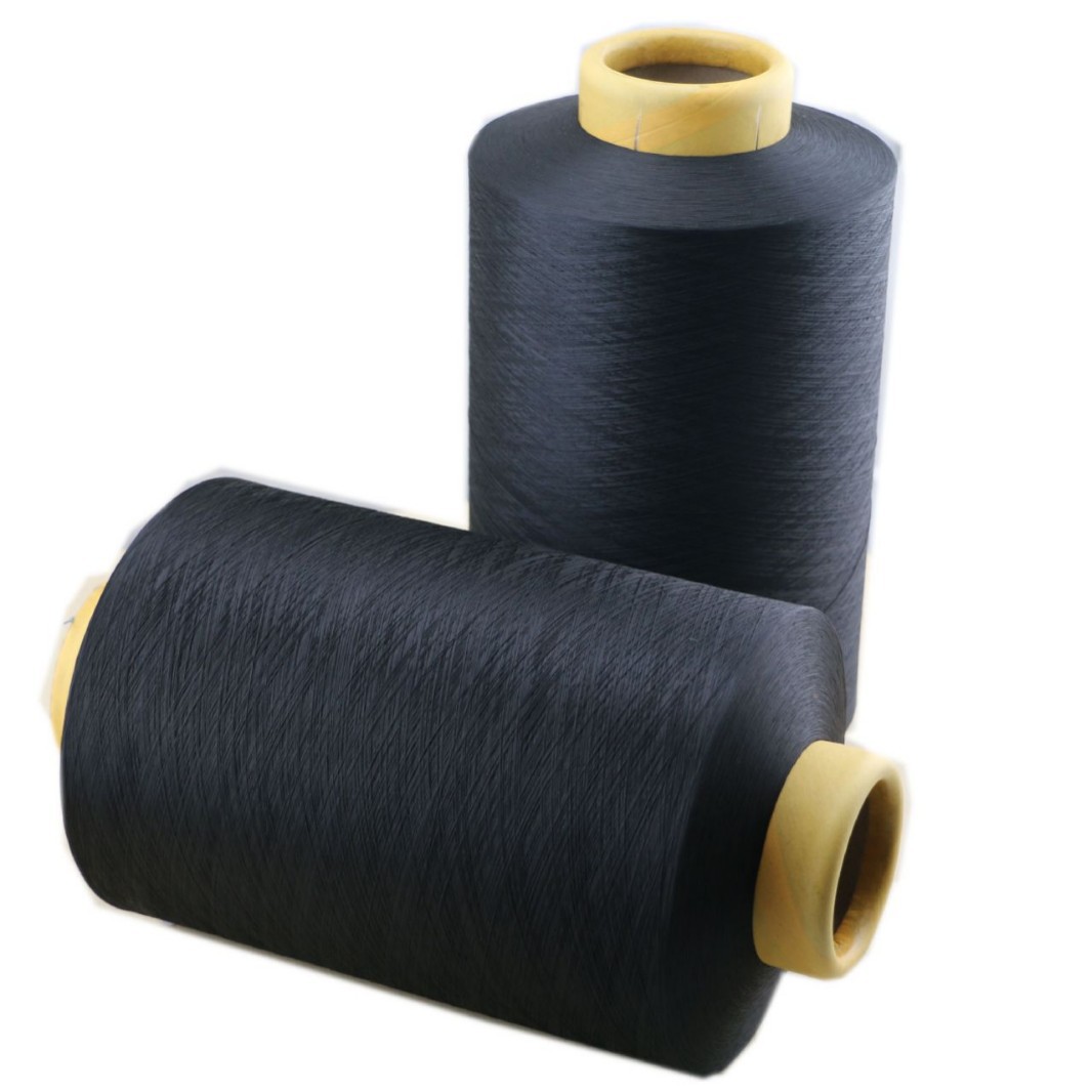 Dty75D/72F Bamboo Charcoal Antibacterial Fiber Polyester Filament Deodorizing and Mite-Repelling New Material for Industrial Use