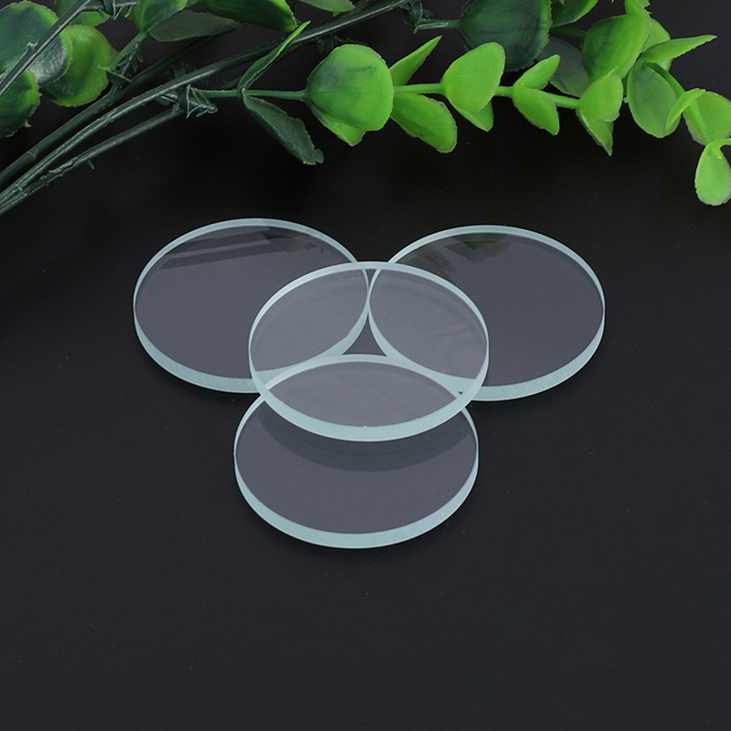 Thickened Transparent Glass Tempered Glass Sight Glass Lens Durable Heat-Resistant Glass Plate Diameter 145mm Thickness 3-2