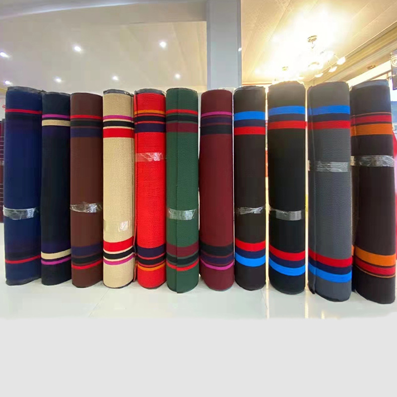 Solvent-free Teslin mat roll material 1.05*12m Shu fiber anti-skid car mat can be cut encrypted mat