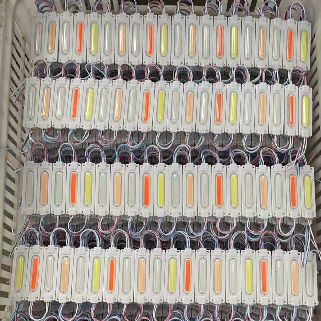 12V24V COB Module RGB Module Long Strip 6-core AdVertising Light Box LED Motorcycle Module Injection Molding