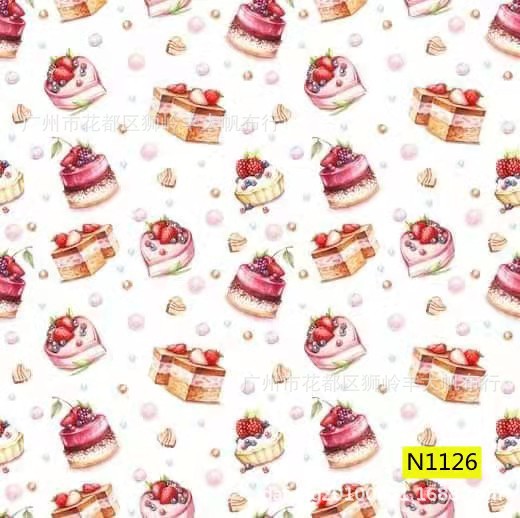 Cavalry Oblique Cartoon Kidsren's Cute Picture Polyester Composite Water-Repellent Fabric Luggage Handbag Pet Nest Cage Fabric