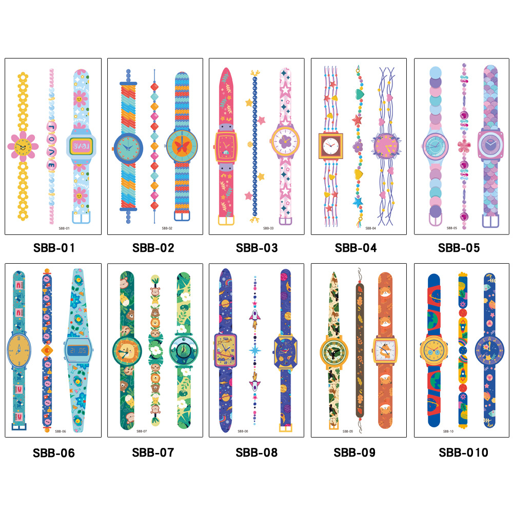 New cross-border children's cartoon tattoo stickers cute unicorn animal dinosaur waterproof party fun tattoo stickers