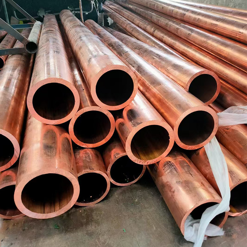 Т2, медная труба большого диаметра, толстостенная медная труба C1100, 10*500, может быть нарезана, поставка с завода
