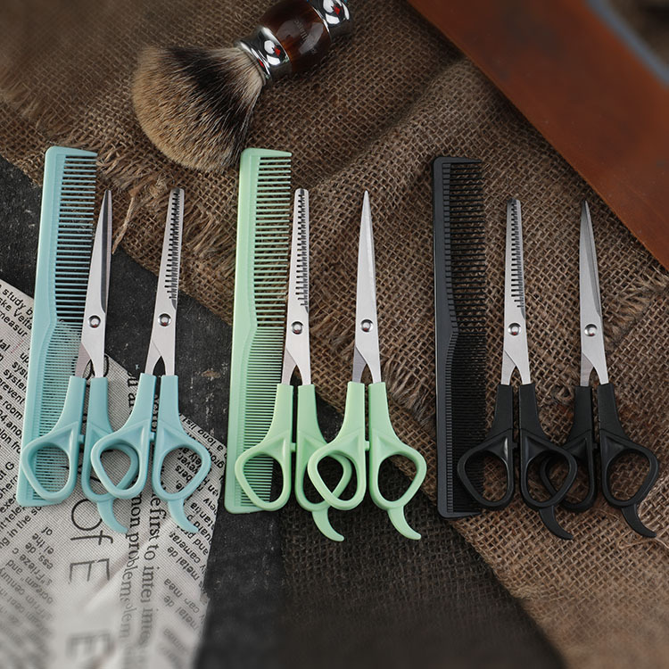 Children's baby Barber scissors set bangs tooth scissors flat scissors comb pet beauty tools hairdressing scissors suit