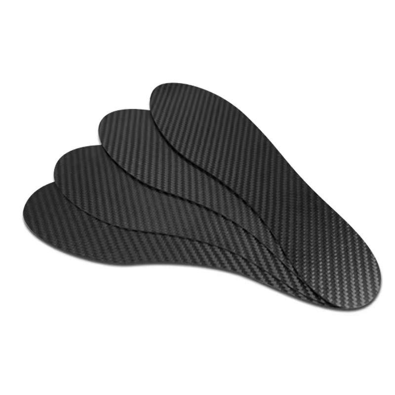 Full-Length Carbon Fiber Insole, Adult Arch Support Insole, Sports Shoe Midsole Support Sheet, Black Carbon Fiber Bottom Sheet