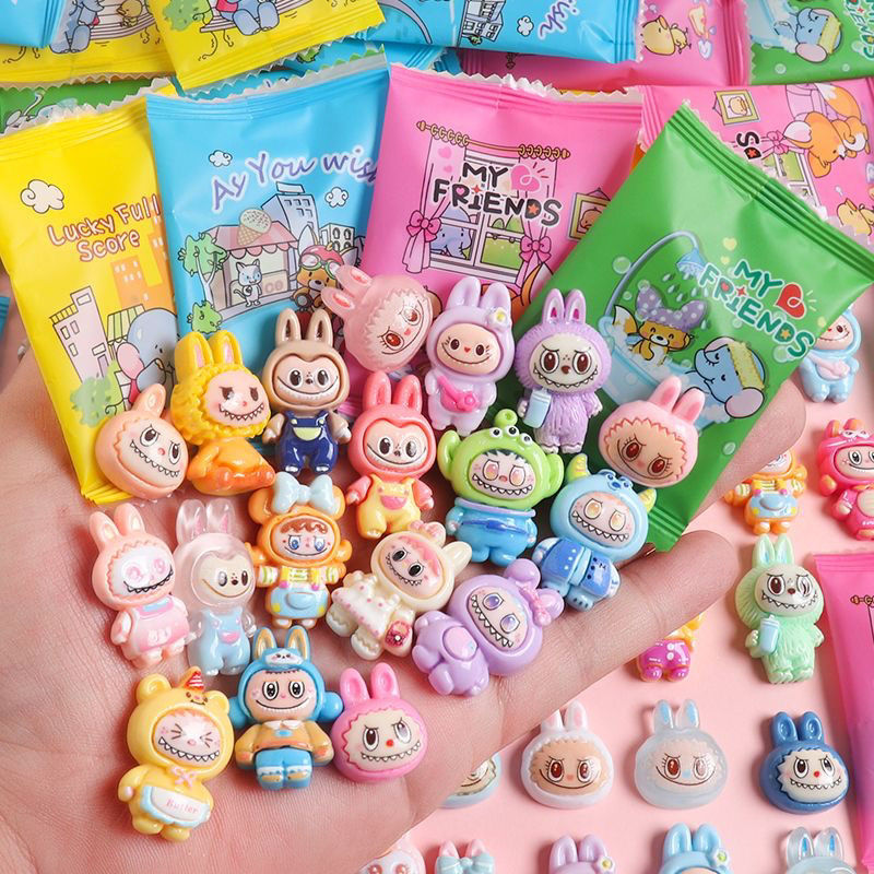 Blind Bag Bubula Three-Dimensional Pendant New Cute Cartoon Girl Heart Student Bag Accessories Pendant Best Friend Gift