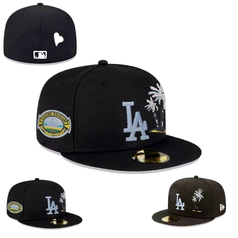 Maswei Korean Style Trendy Women's Baseball Cap Full Closed Men's Flat Brim Non-Adjustable Foreign Trade Hip-Hop Cap