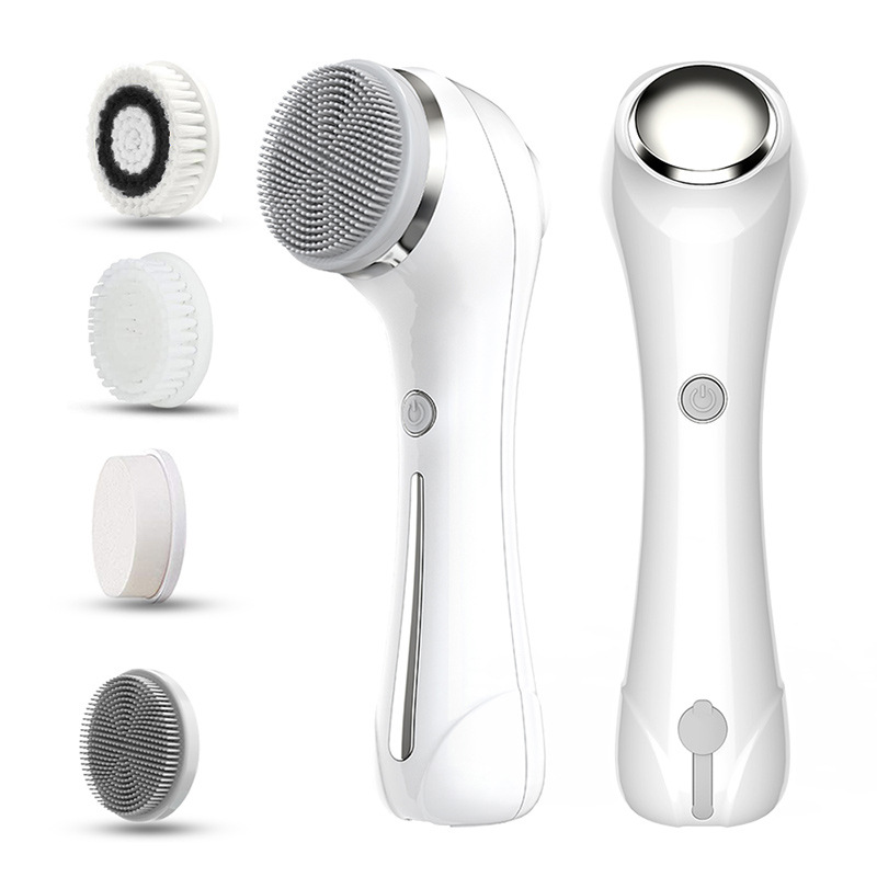 Cross-Border Electric Facial Cleanser, Pore Cleaner, Blackhead and Keratin Facial Cleansing Brush, Ems Hot Compress Beauty Instrument Manufacturer