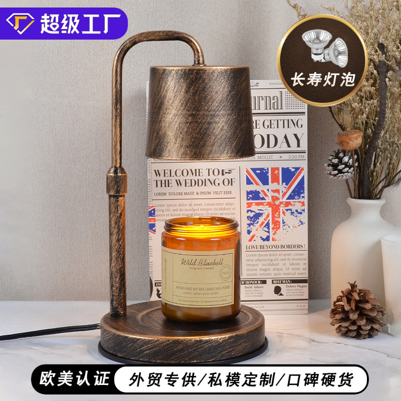 Новый праздничный подарок, плавящаяся свечная лампа, романтическая аромалампа, креативная настольная лампа, американская декоративная лампа из воска