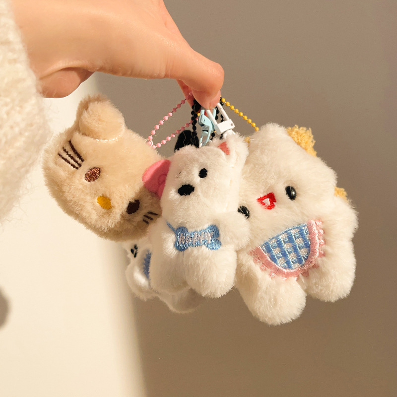 Small Gifts for Event Promotions, Cute Plush Doll Pendants, Doll Backpacks, Keychain Accessories