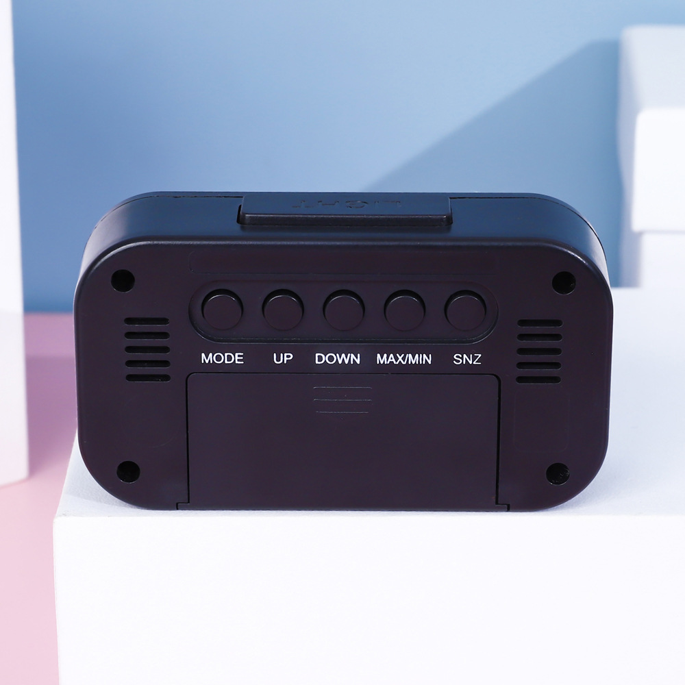 Cross-border multi-function timer color screen weather clock student dormitory electronic alarm clock digital smart clock backlit clock