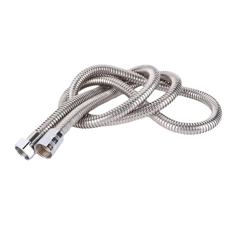 Shower hose stainless steel shower tube bathroom bathroom encryption explosion-proof water inlet hose extension tube universal accessories