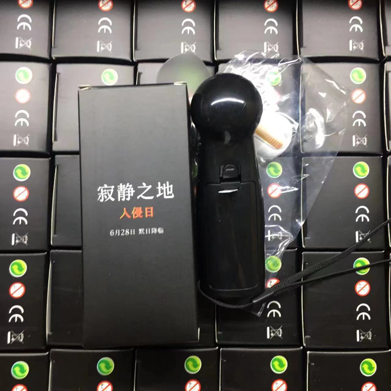 [Factory wholesale] led flash fan mini handheld charging fan exclusive Flash fan gift