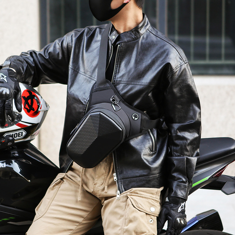 New Tactical Motorcycle Leg Bag Waterproof Rider Waist Bag Riding Motorcycle Crossbody Bag Men's Chest Bag Motorcycle Travel Equipment